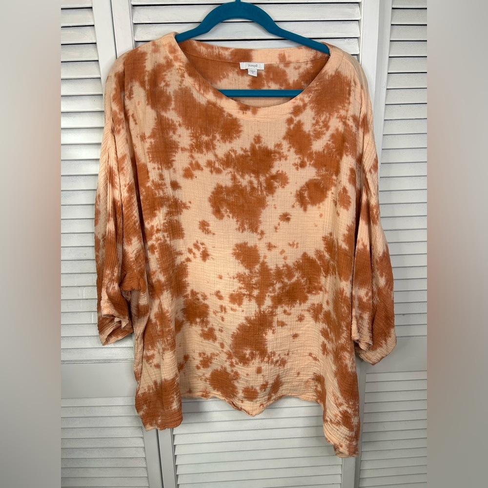 Pure Jill Tie-Dye Women's Top Size XL